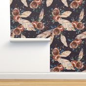 Boho Floral Plum