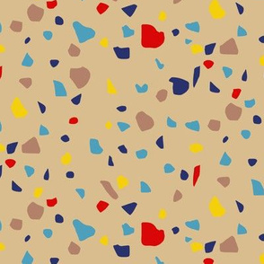 Terrazzo in Trendy1940s Colors 