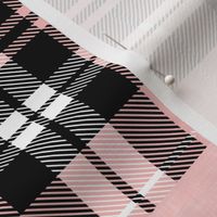 Happy Camper wholecloth w/fall plaid || (pink and black) 90 C19BS