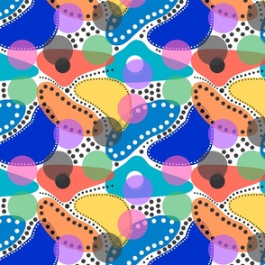 Abstract Pop Art Fabric, Wallpaper and Home Decor | Spoonflower