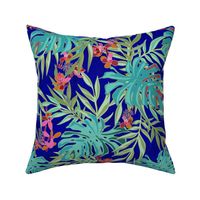 Foliage Yves Tropical - Turquoise