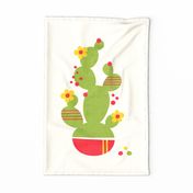 Flowery Cactus Wall Hanging