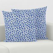 6" Blue Leopard Print