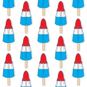 red white and blue rocket pops