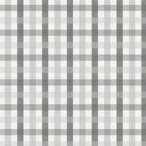 Bee Color Plaid Grey 