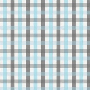 Bee Plaid Gingham Blue//Widdle Bitty Bees Companion Fabric//Kim Marshall