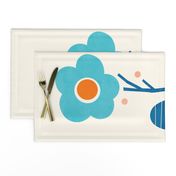 Blue Sunflower Wall Hanging