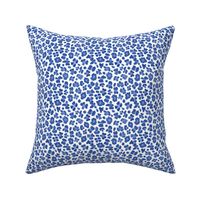 4" Blue Leopard Print