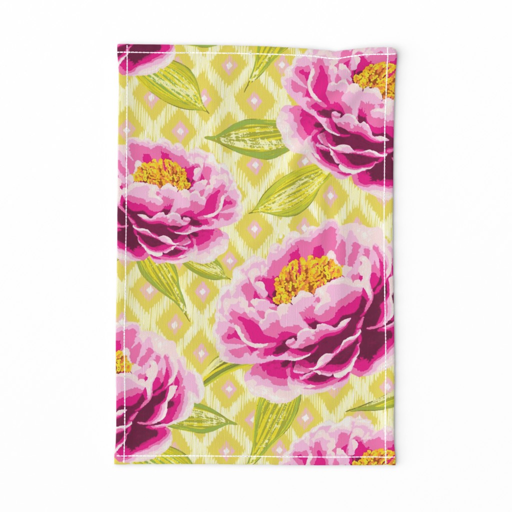 Maximalist peony/pink and yellow/jumbo scale