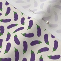 Eggplant pattern - purple and green