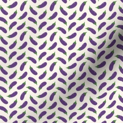Eggplant pattern - purple and green