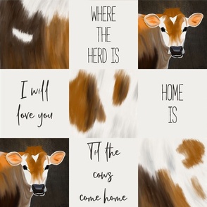 Til the cows come home quilt