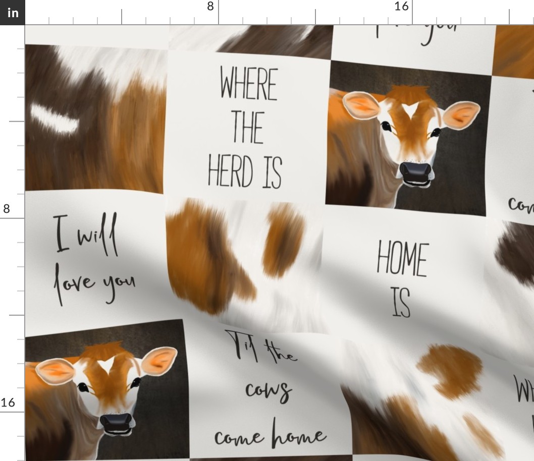 Til the cows come home quilt