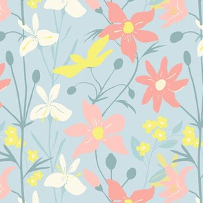 Pastel flowers