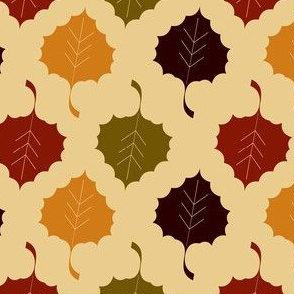 Harvest Collection - Fall Leaves Multi