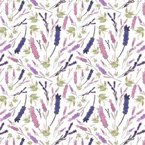 Lavender Chaos #1 (white)