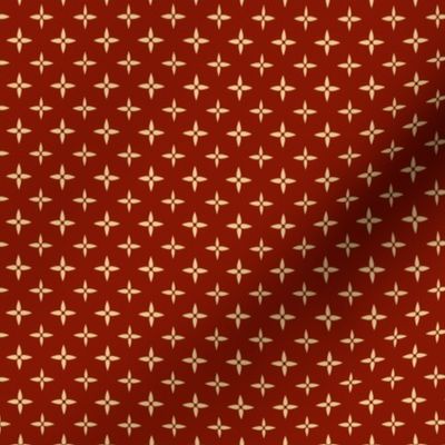Harvest Collection - Four Point Stars-Red