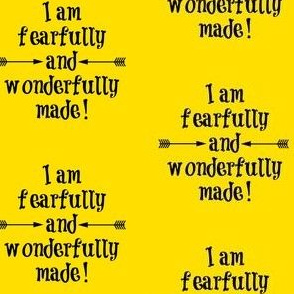 Fearfully and Wonderfully Made Yellow