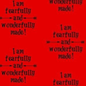Fearfully and Wonderfully Made Red