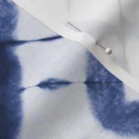 Shibori blue and white rhombus pattern