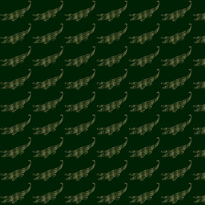 Crocodile Green Wallpaper