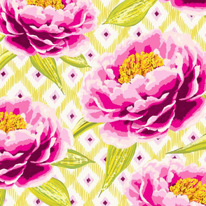 maximalist peony/pink/lighter background/jumbo scale