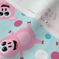 Cute Cartoon Pig Pattern