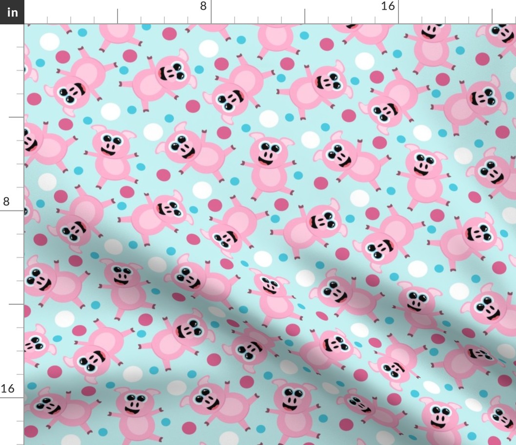 Cute Cartoon Pig Pattern