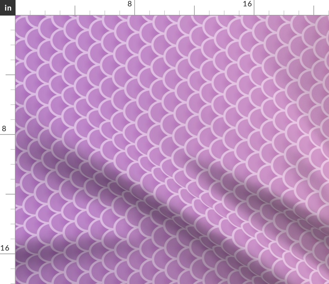 Lilac Ombre Mermaid Pattern