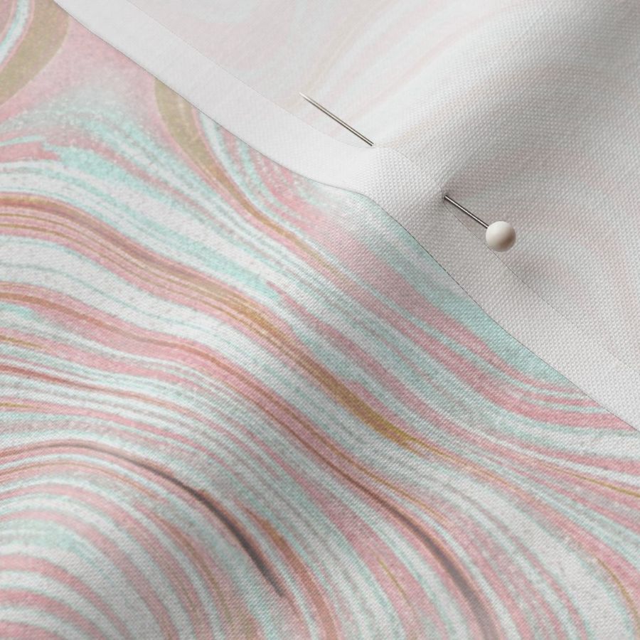 Pink Marbled Paper