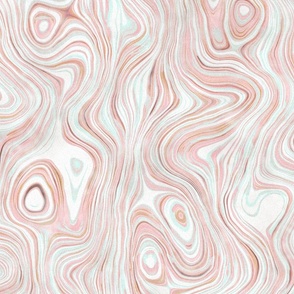 Pink Marbled Paper