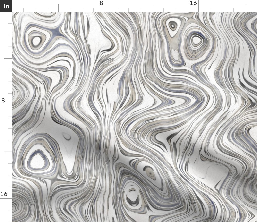 Grey Marbled Paper