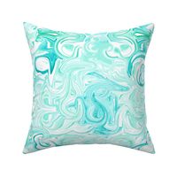 19-5AB Marble Mint Teal Jade Green Swirl