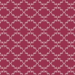 Leaf Lattice | Cerise