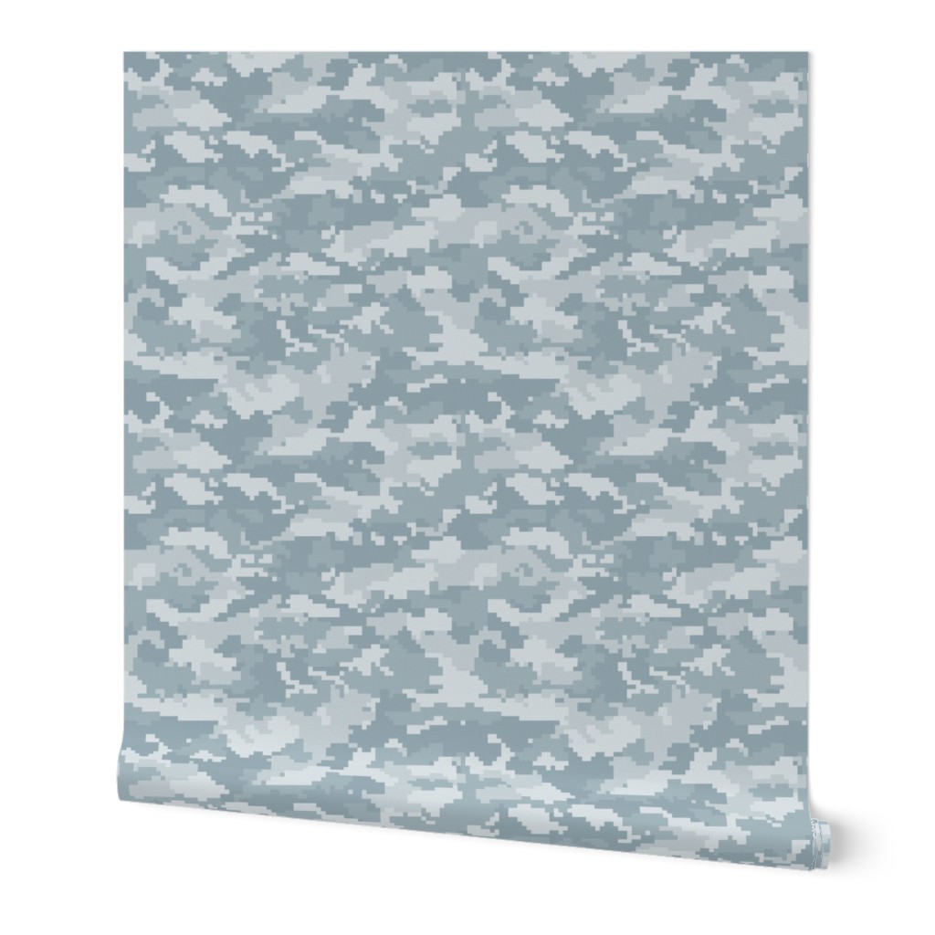 Digital Camouflage - Dusty Blue Camouflage - LAD19