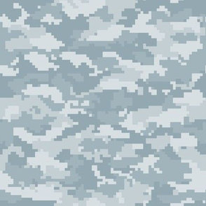Digital Camouflage - Dusty Blue Camouflage - LAD19