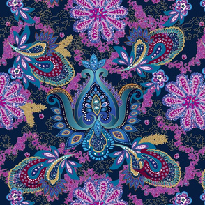 Maximalism Philomena-navy