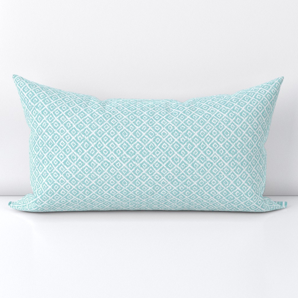 woven Diamonds - Turquoise