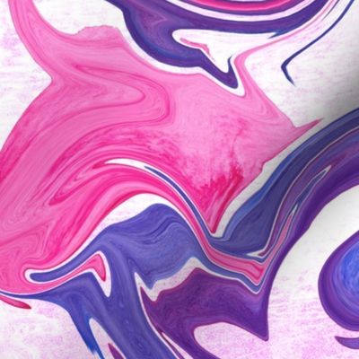 19-05T Marble Pink Purple Swirl Waves