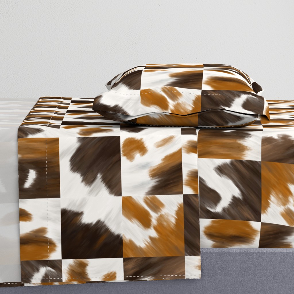 Cowhide Cheater Quilt