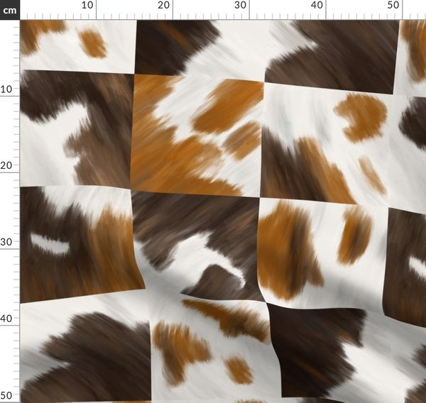 Cowhide Cheater Quilt Spoonflower