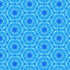 Teal Blue Batik