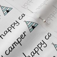 happy-camper with teepees and black lettering