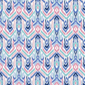 ikat ikat pastel medium scale