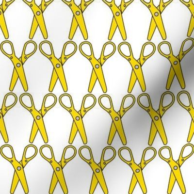 yellow safety scissors