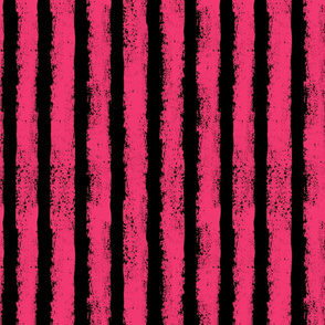 black and pink splatter stripes