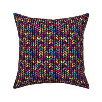 knit stitch multicolour small scale