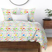 Maximal Spoonflower on white 2