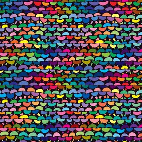 purl stitch rainbow smaller design