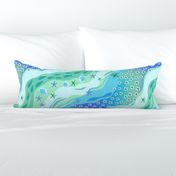 Ocean Currents-blue/green